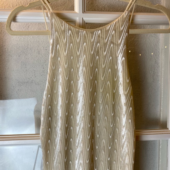 Silence + Noise Cosmic Burnout Velvet Maxi Dress S - Picture 6 of 8